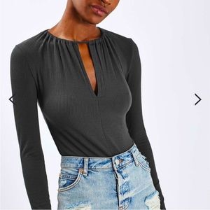 Top Shop Long Sleeve Bodysuit